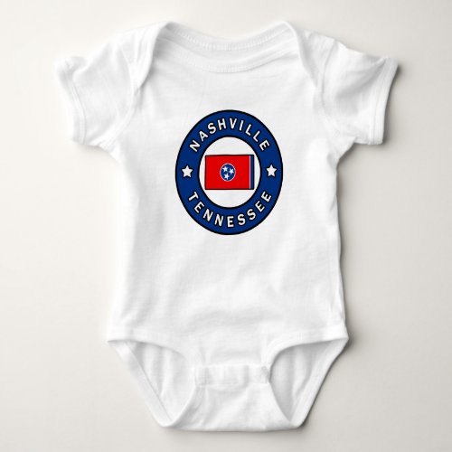 Nashville Tennessee Baby Bodysuit