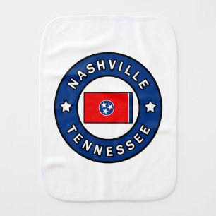 Nashville Tennessee Baby Burp Cloth