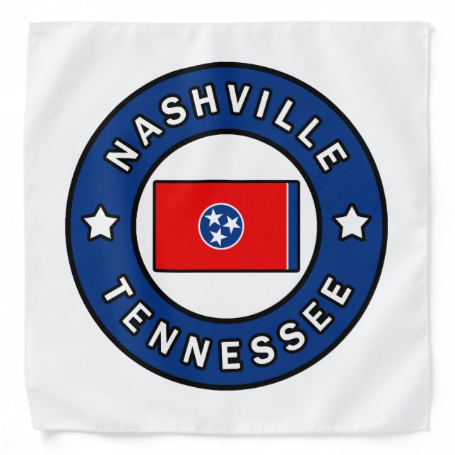Nashville Tennessee Bandana (Front)