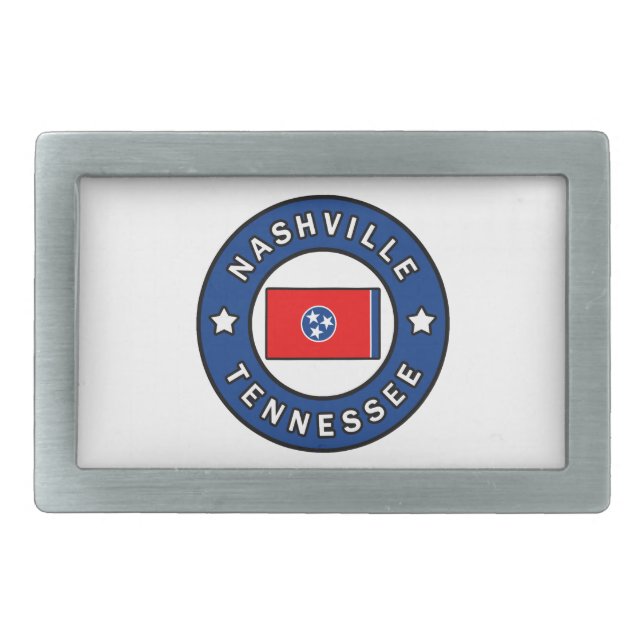 Nashville Tennessee Belt Buckle (Front)
