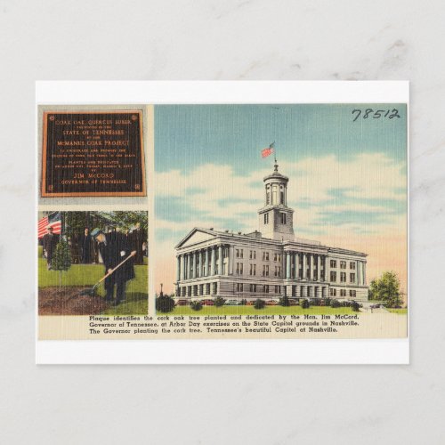 Nashville Tennessee Capitol Postcard
