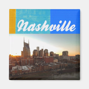 Nashville Tennessee City Scape Beautiful Magnet