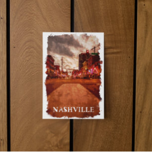 Nashville Tennessee City View Postcard