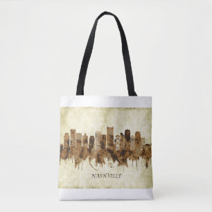 Nashville Tennessee Cityscape Tote Bag