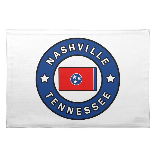 Nashville Tennessee Cloth Placemat (Front)