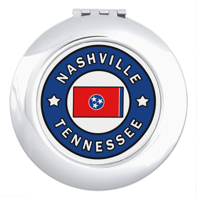 Nashville Tennessee Compact Mirror (Front)