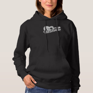 Nashville Tennessee Country Music Retro Guitar Pla Hoodie