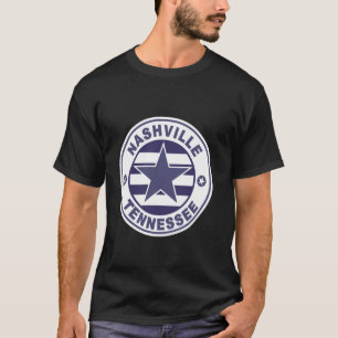 Nashville Tennessee Country Western Music USA Star T-Shirt