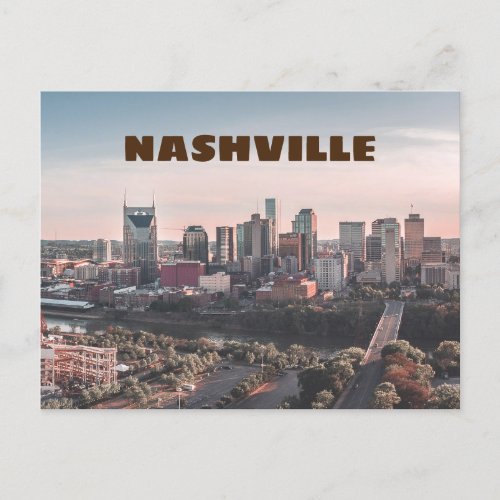 Nashville Tennessee downtown skyline Postcard
