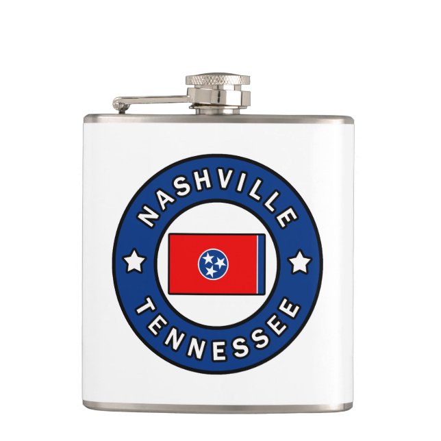 Nashville Tennessee Flask (Front)