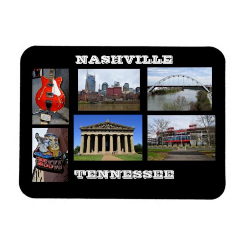 Nashville Tennessee Flexible Photo Magnet