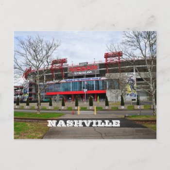 Nashville  Tennessee Football Stadium Postcard by paul68 at Zazzle