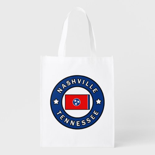 Nashville Tennessee Grocery Bag