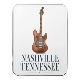 Nashville Tennessee Guitar travel poster Jigsaw Puzzle