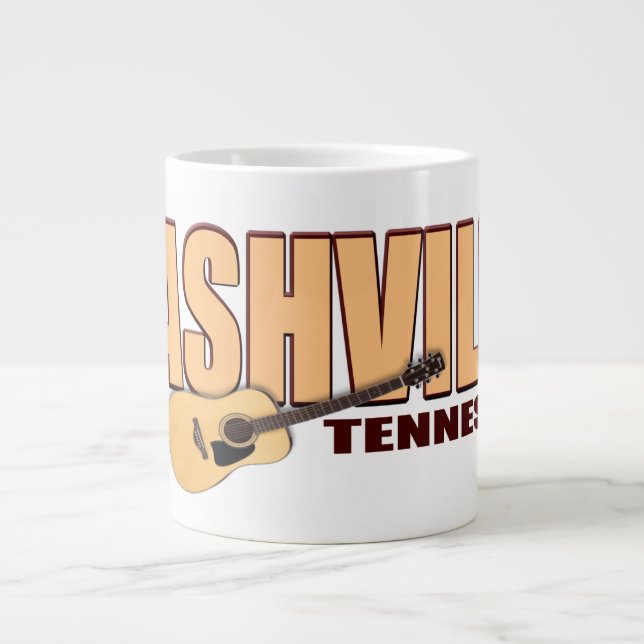 Nashville Tennessee Jumbo Mug (Front)