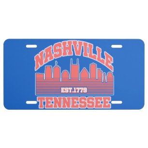 Nashville,Tennessee License Plate