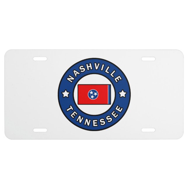 Nashville Tennessee License Plate (Front)