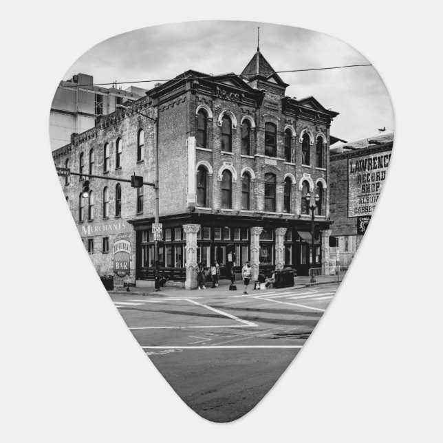 Nashville Tennessee Merchants Hotel - Guitar Pick (Front)