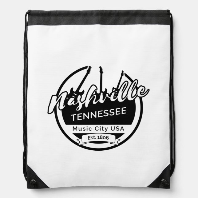 Nashville Tennessee Music City Backpack (Front)