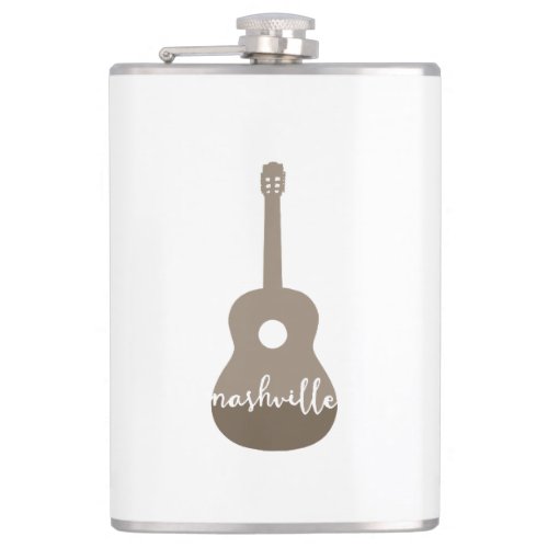 Nashville Tennessee  Music City flask