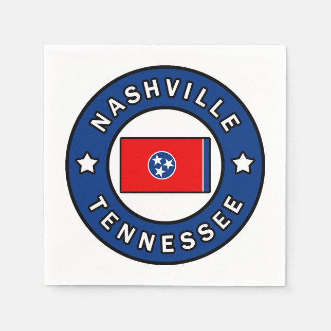 Nashville Tennessee Napkins (Front)
