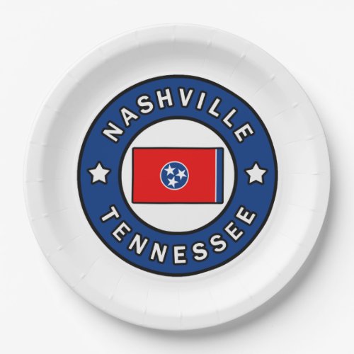 Nashville Tennessee Paper Plates
