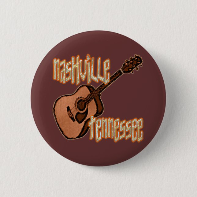 NASHVILLE TENNESSEE PINBACK BUTTON (Front)