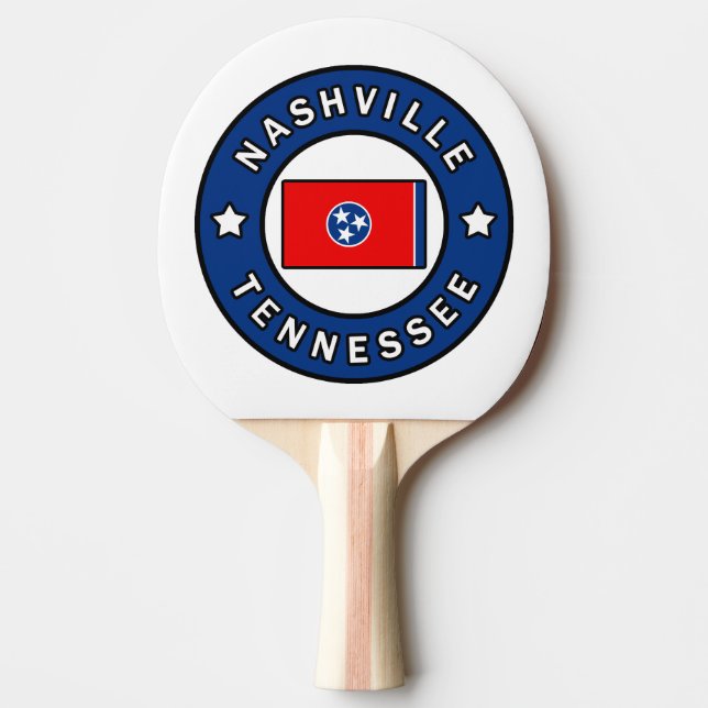 Nashville Tennessee Ping Pong Paddle (Front)