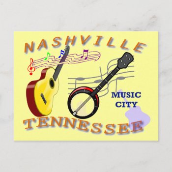 Nashville Tennessee Postcard by ImpressImages at Zazzle