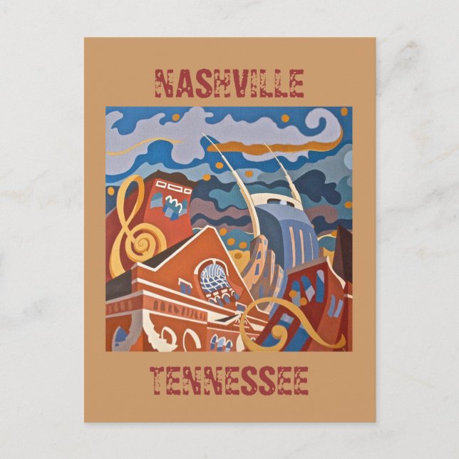 NASHVILLE, TENNESSEE postcard (Front)