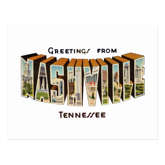 Nashville Tennessee Postcard | Zazzle.com