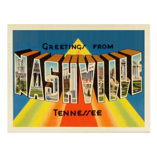 Nashville Tennessee Postcard | Zazzle.com