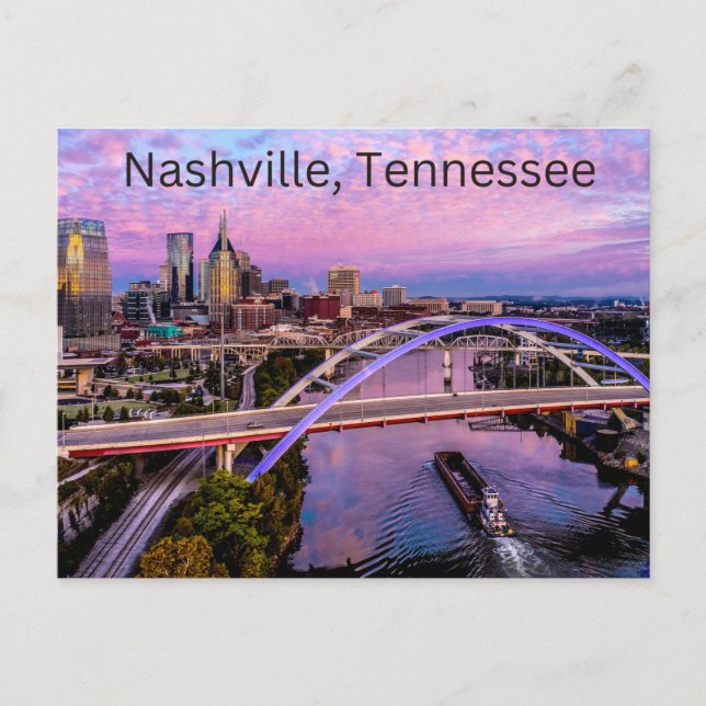 Nashville, Tennessee Postcard (Front)
