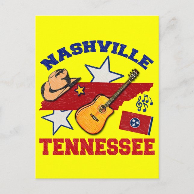 Nashville, Tennessee Postcard (Front)