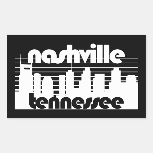 Nashville Tennessee Rectangular Sticker