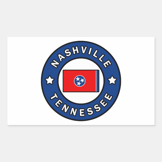 Nashville Tennessee Rectangular Sticker (Front)