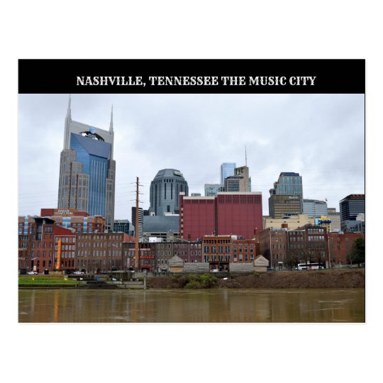 Nashville, Tennessee Riverfront Postcard | Zazzle.com