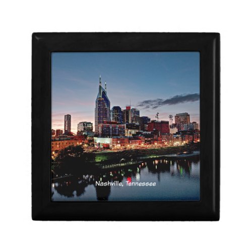 Nashville Tennessee skyline Gift Box