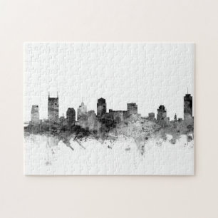 Nashville Tennessee Skyline Jigsaw Puzzle