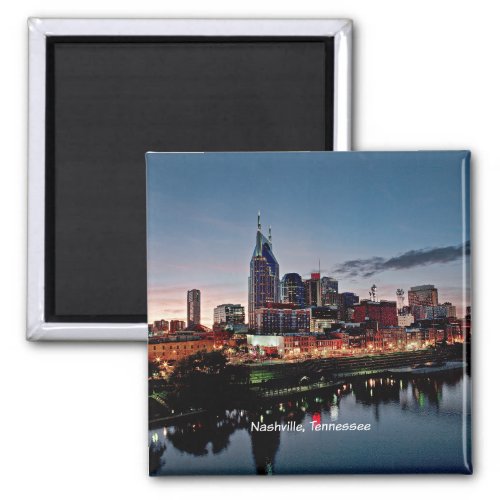 Nashville Tennessee skyline Magnet