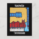Nashville, Tennessee Skyline Postcard at Zazzle