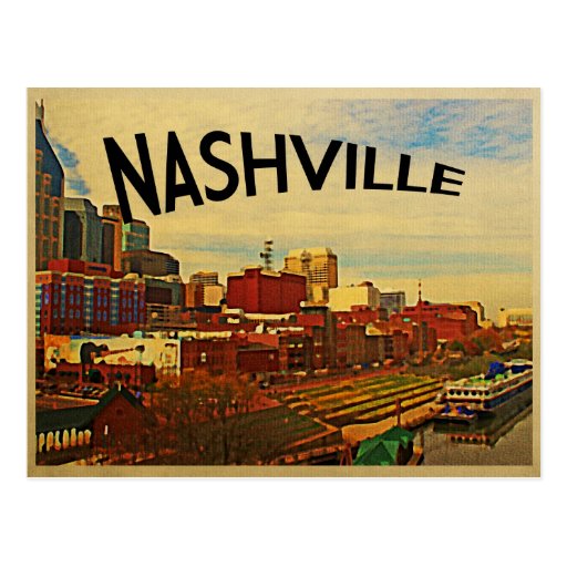 Nashville Tennessee Skyline Postcard | Zazzle