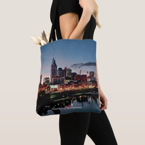 Nashville Tennessee skyline Tote Bag