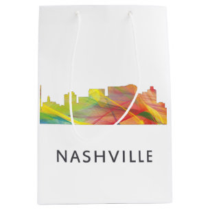 NASHVILLE, TENNESSEE SKYLINE WB1 - MEDIUM GIFT BAG