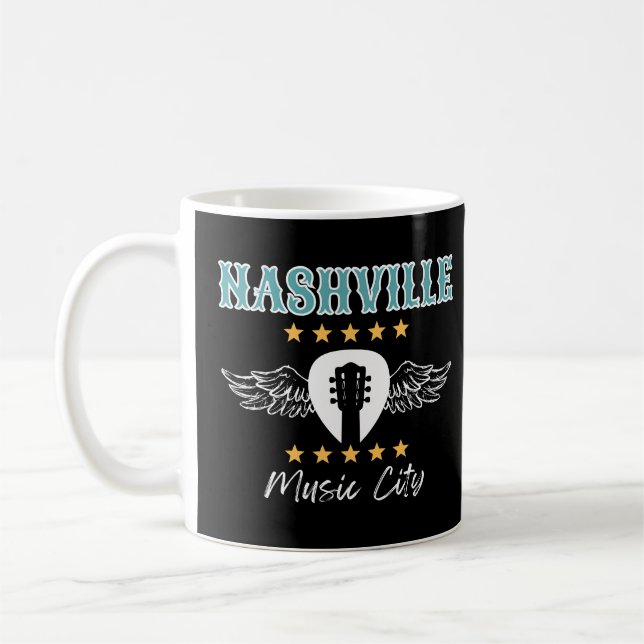Nashville, Tennessee, Souvenirs Country Fashion Mu Coffee Mug (Left)