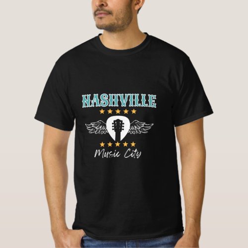 Nashville Tennessee Souvenirs Country Fashion Mu T_Shirt