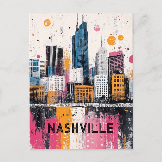 Nashville Tennessee Travel Postcard (Front)