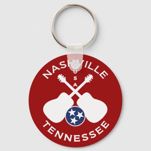 Nashville Tennessee USA Keychain