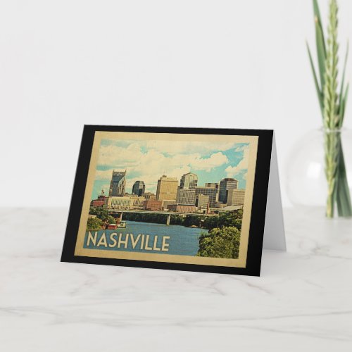 Nashville Tennessee Vintage Card