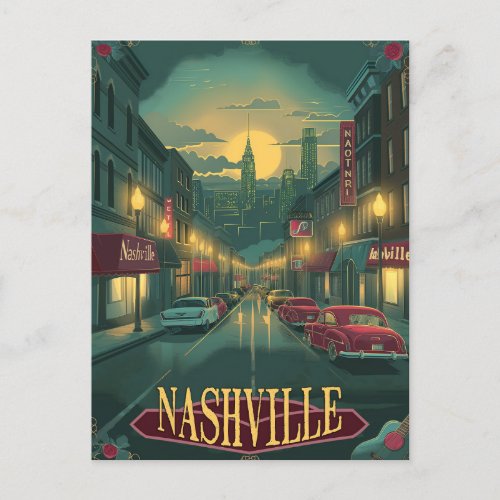 Nashville Tennessee  Vintage Postcard